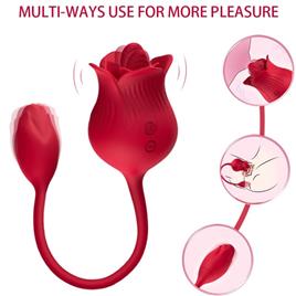 ARMONY - VIBRADOR ROSA CON COLA VERMELHO