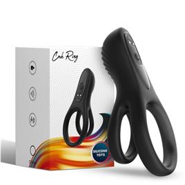 ARMONY - DOBLE ANILLO VIBRADOR NEGRO