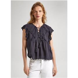 Pepe Jeans Dorotea Sleeveless Blouse Cinzento L Mulher