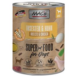 MAC's comida húmida com insetos para cães 24 x 750 g - Pack económico - Insetos e frango