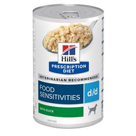 Hill's Prescription Diet d/d Food Sensitivities com pato latas para cães - 24 x 370 g