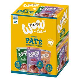 WOW Cat Adult Mix 6 x 125 g - Pack misto (3 variedades)