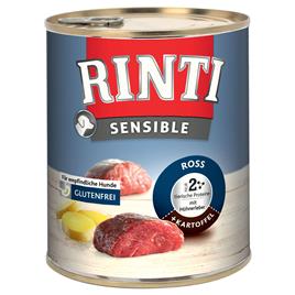 RINTI Sensible 6 x 800 g - Cavalo, fígado de galinha e batata