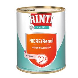 Rinti Canine niere/Renal com vaca 800 g comida húmida para cães - Pack económico: 24 x 800 g