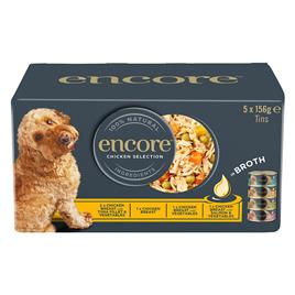 Encore latas em caldo 5 x 156 g comida húmida para cães - Pack misto - Pack misto: seleção de frango (4 variedades)