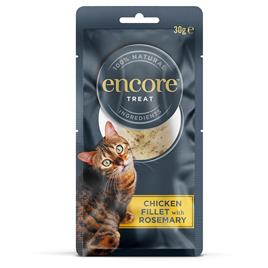 Encore Cat Treat Filete de frango com alecrim - Pack económico: 6 x 30 g