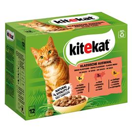 Kitekat saquetas herméticas 48 x 85 g - Seleção Clássica em molho