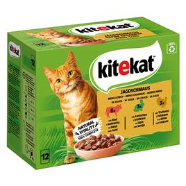 Kitekat saquetas herméticas 48 x 85 g - Festim de caça em molho