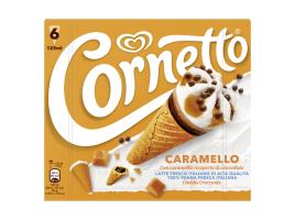 Gelado Cornetto Caramelo 6x125ml