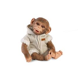 Guca Boneco Mono Reborn 32 cm Cole??o Zoo Reborn