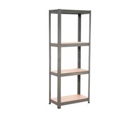 Estante metálica com 4 prateleiras ajustáveis ??thinia home 60