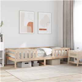 vidaXL Estrutura de cama 80x200 cm madeira de pinho maciça