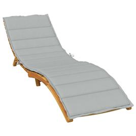vidaXL Almofadão para espreguiçadeira 200x60x4cm mesclado tecido