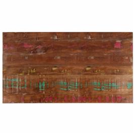 vidaXL Tampo de mesa retangular 100x70x3,8cm madeira recuperada maciça