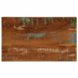 vidaXL Tampo de mesa retangular 60x40x3,8 cm madeira recuperada maciça