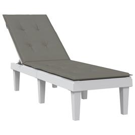 vidaXL Almofadão para cadeira terraço (75+105)x50x3cm mesclado tecido