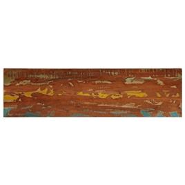 vidaXL Tampo de mesa retangular 120x30x3,8cm madeira recuperada maciça