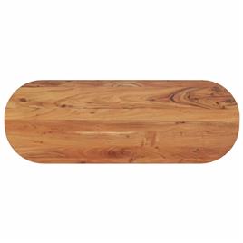 vidaXL Tampo de mesa oval 110x40x2,5 cm madeira de acácia maciça