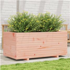 vidaXL Vaso/floreira de jardim 110x60x49,5cm madeira de douglas maciça