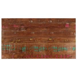 vidaXL Tampo de mesa retangular 110x50x3,8cm madeira recuperada maciça