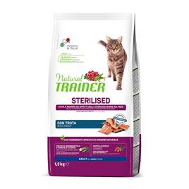 Natural Trainer Cat Sterilised com truta - 1,5 kg