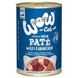 WOW Cat Senior 6 x 400 g - Veado e coelho