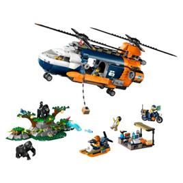 LEGO - Helicóptero Explorador da Selva no Acampamento 60437