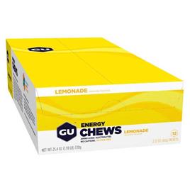 Gu Lemonade Energy Chews 12 Units Amarelo