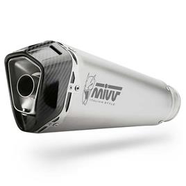 Mivv Delta Race Ktm 1290 Superduke Gt 2016-24 Kt.018.ldrx Homologated Slip On Muffler Prateado Homologated