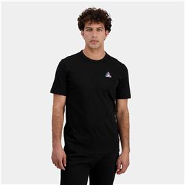 Le Coq Sportif Ess N°1 Short Sleeve T-shirt Preto S Homem