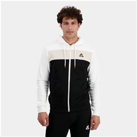 Le Coq Sportif Contemporain N°1 Full Zip Sweatshirt Preto S Homem
