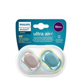 Philips Avent Ultra Air Chupeta Cinza e Azul 18m+ Duo