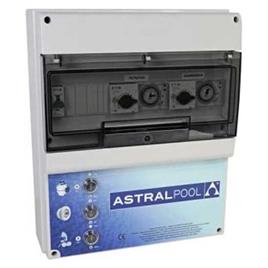 Astralpool 70422 Type D + Type D Control Box Overload Protection For 2 Pumps And Control For 1 Underwater Light Transparente