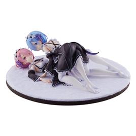 Furyu 1/7 Ram & Rem 9 Cm Re: Zero Statue Roxo