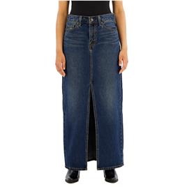 Levi´s ® Column Long Skirt Azul 26 Mulher