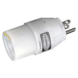 Hubbell Straight Adapter Female 30a 125v To Male 15a Transparente
