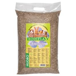 Hugro RODIFLAX Feno de linhaça cama para roedores - 20 l