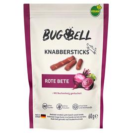 BugBell Sticks para roer com beterraba - Pack económico: 4 x 60 g