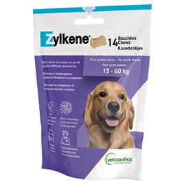 Zylkene Chews tranquilizante natural para cães - Pack económico: cães de porte grande (2 x 14 uds.)