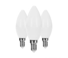 Pack de 3 lâmpadas de vela led raydan home