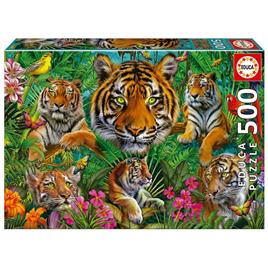 Educa - Puzzle 500 Peças: Tigre na Selva