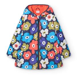 Boboli Hooded Rain Floral Jacket Colorido 8 Years