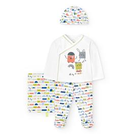 Boboli Knit Set Colorido 0 Months