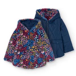 Boboli Reversible Technical Fabric Coat Colorido 6 Years