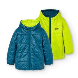 Boboli Reversible Technical Fabric Jacket Verde 4 Years
