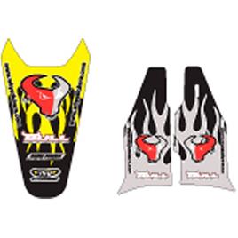 Why Stickers Suzuki Rm-z450 2005-2007 Rear Fender Graphics Kit Colorido
