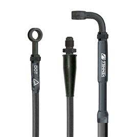 Venhill Yamaha Wr450f 2005-2011 Front Brake Hose Prateado