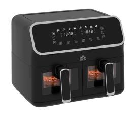 Fritadeira sem óleo aço, pp homcom, casa - cozinha