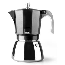 Ibili Elba Black Espresso Coffee Maker 6 Cups Prateado One Size / EU Plug