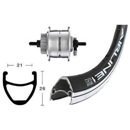 Wiener Rodi Airline 1 28´´ Disc Dynamo Dh3d32 Front Wheel  12 x 100 mm